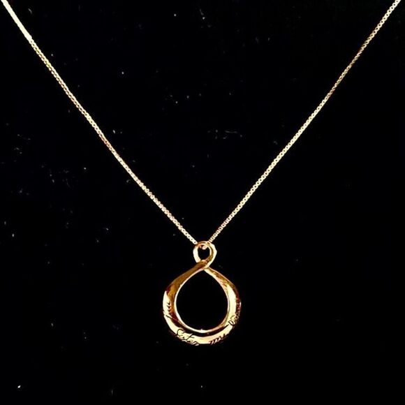 AON Rose Gold Vermeil “My Sister My Friend” Necklace - Picture 7 of 11